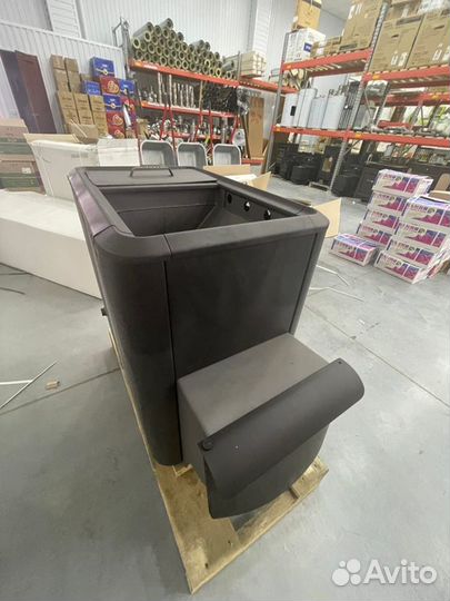 Банная печь нмк Сибирь с баком 50 л