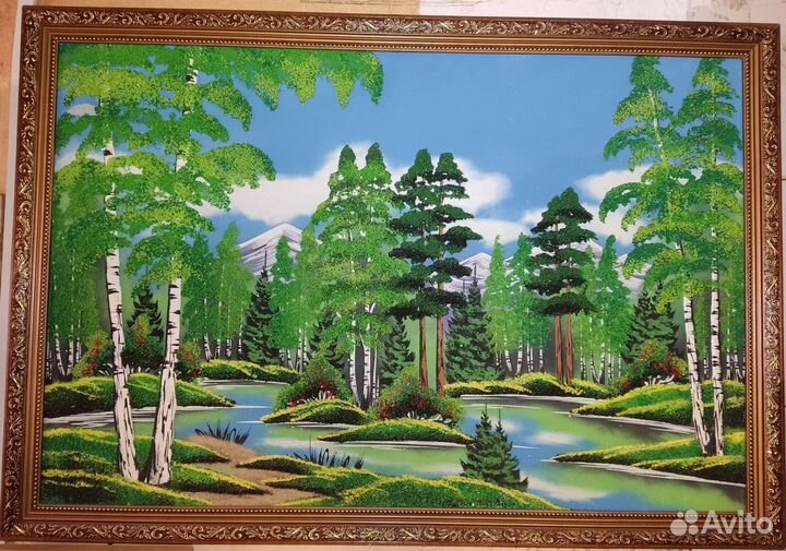 Картина из каменной крошки