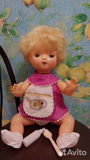 Кукла СССР непослушная аленка
