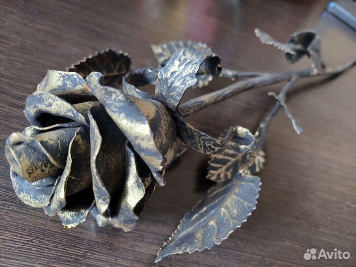 Роза кованная, ручная работа