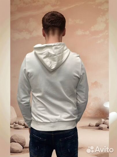 Белая толстовка Diesel с Бобом Марли