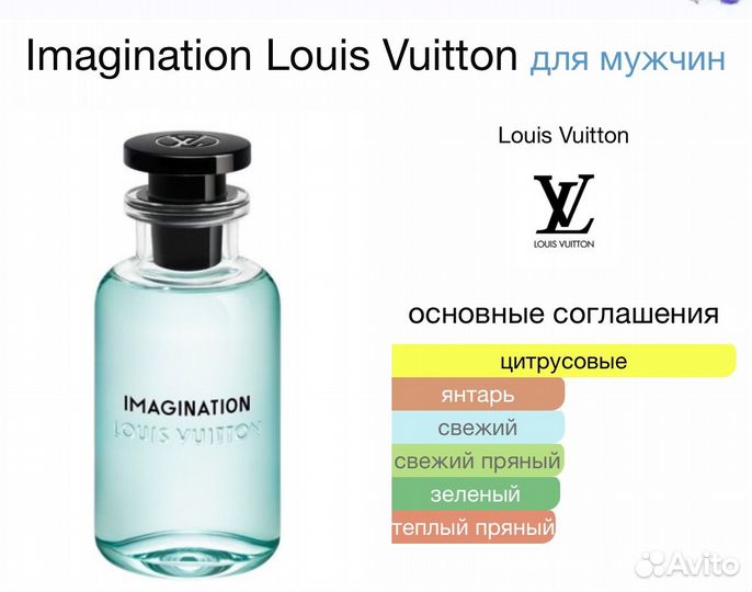 Louis Vuitton духи imagination распив делюсь