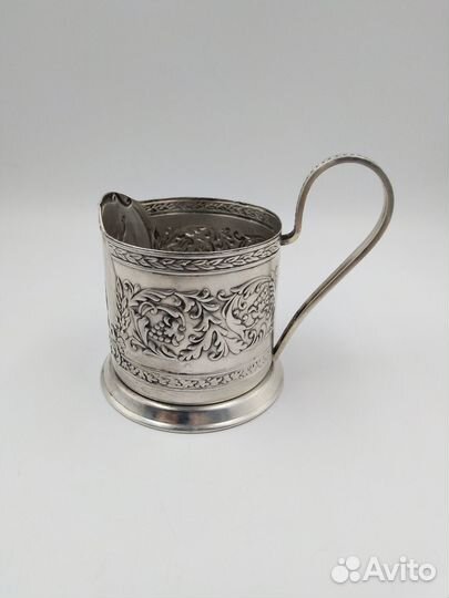 Подстаканник Минин и Пожарский мельхиор СССР