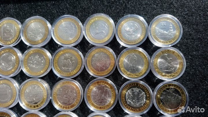 Монеты биметалл десятки UNC