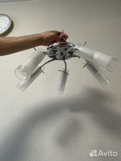 Люстра потолочная бу