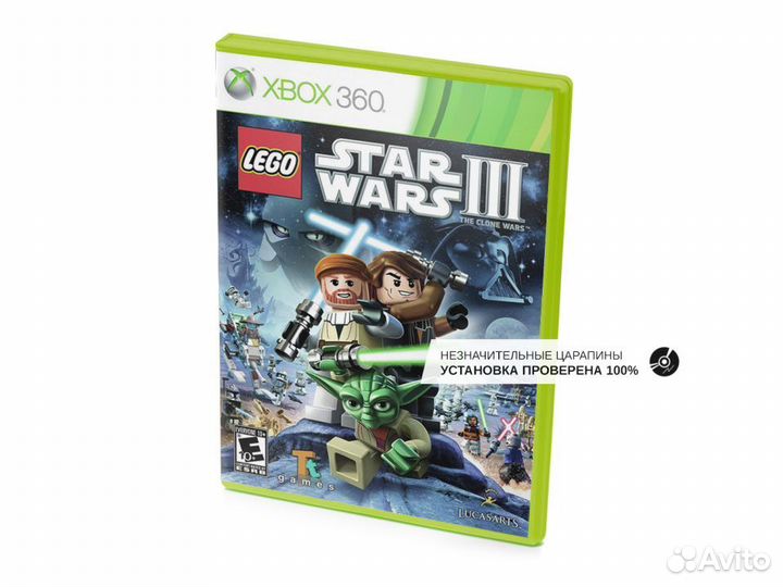 Lego Star Wars III The Clone Wars, б/у, незнач.цар