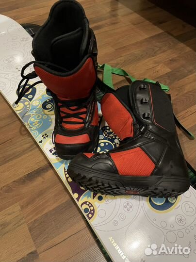 Сноуборд Firefly 1.54 с обувью