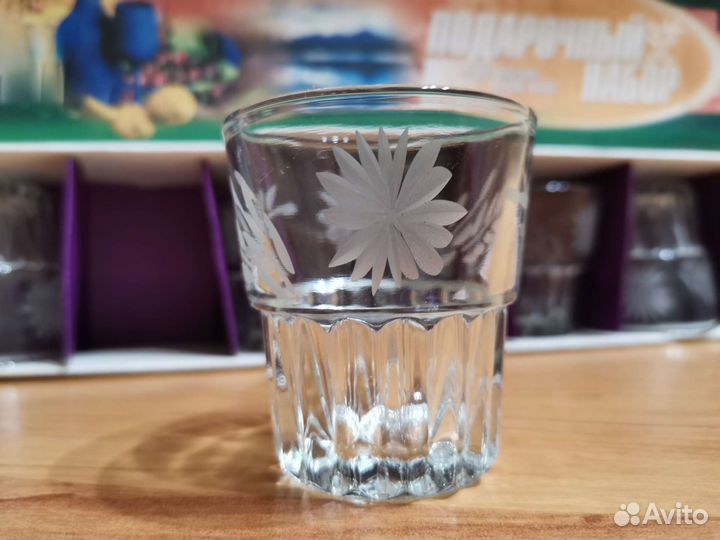 Стопки СССР, подарочный набор 6шт. Новые