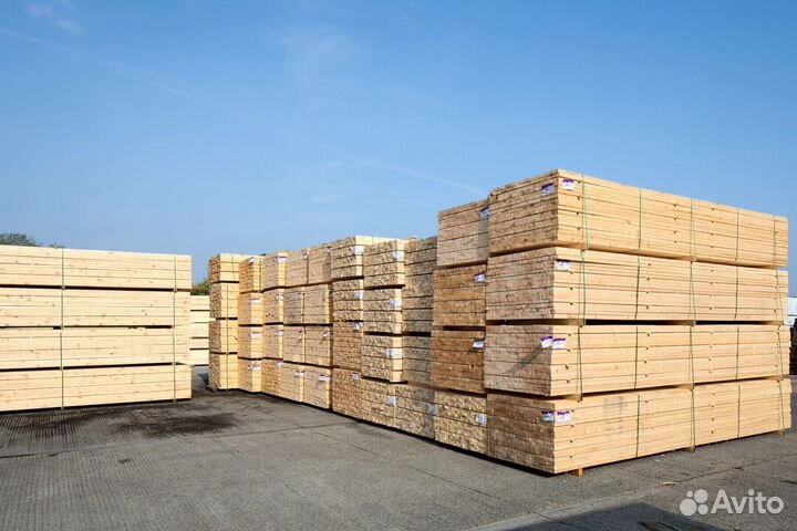 Доска обрезная 40х200х6000. Пиломатериалы