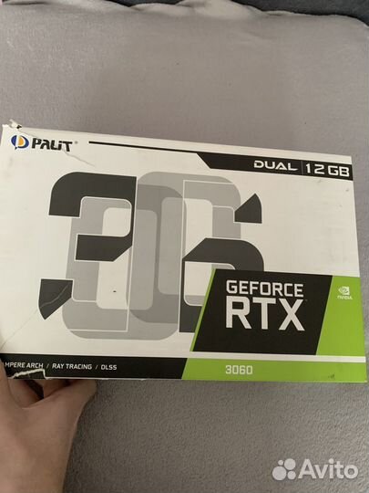 Видеокарта Palit geforce rtx 3060 12gb