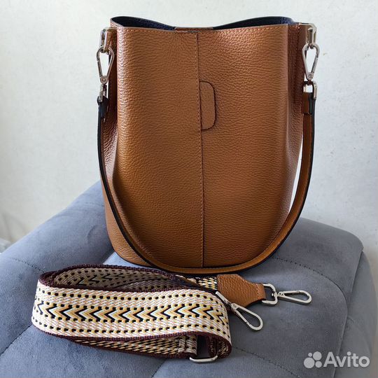 Сумка женская натуральная кожа италия