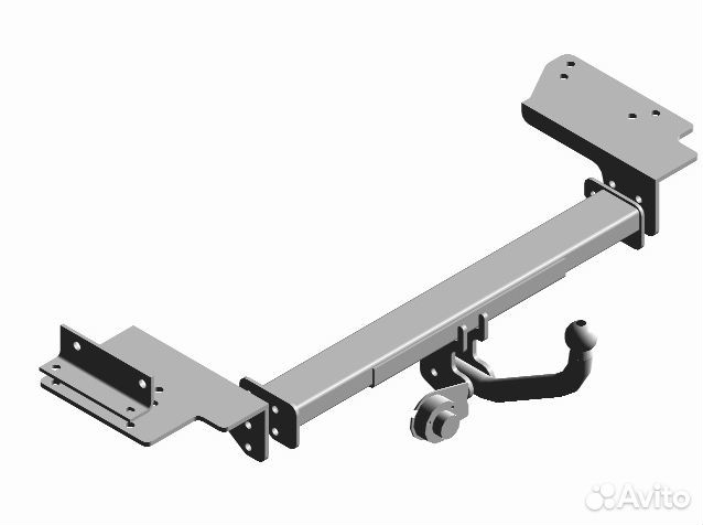 Фаркоп Киа (Kia) Sportage 2005-2010 (кроме а/м с 2