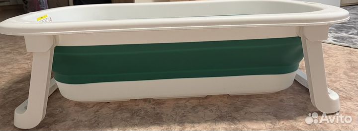 Ванночка для купания складная с матрасиком