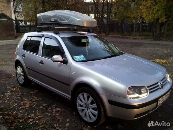Автобокс (багажник) на Volkswagen Golf