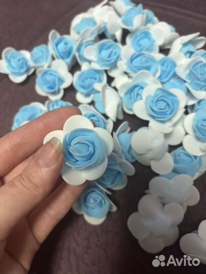 Цветочки из фоамирана