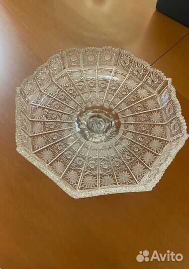 Хрустальная ваза чехия