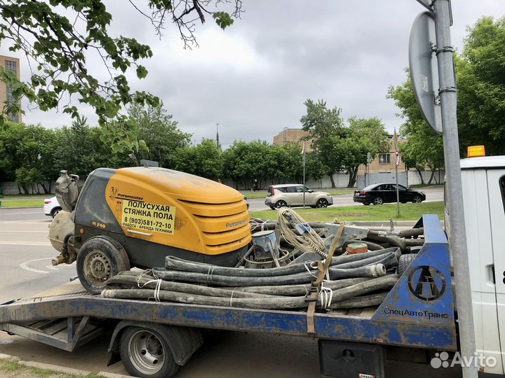 Аренда растворонасоса (пневмонагнетателя)