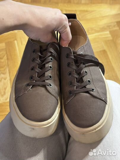 Кроссовки кеды tendance коричневые