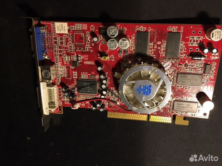Видеокарта Radeon 9600 vivo 128 mb