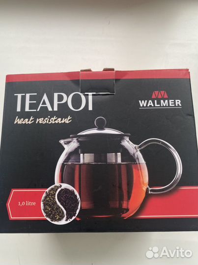 Кастрюля эмаль, чайник Заварочный 1 л