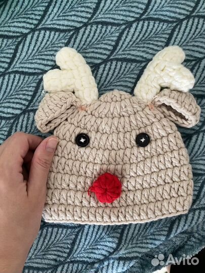 Шапка для новорожденного 0 3 месяца