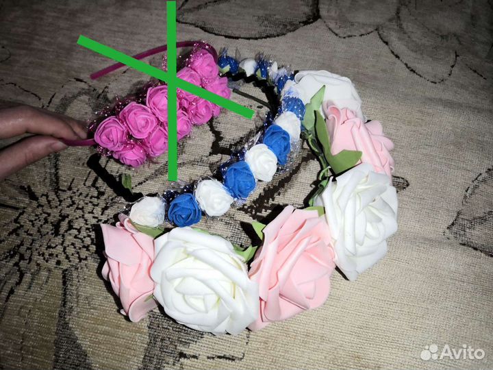 Венок ободок из Фоамирана