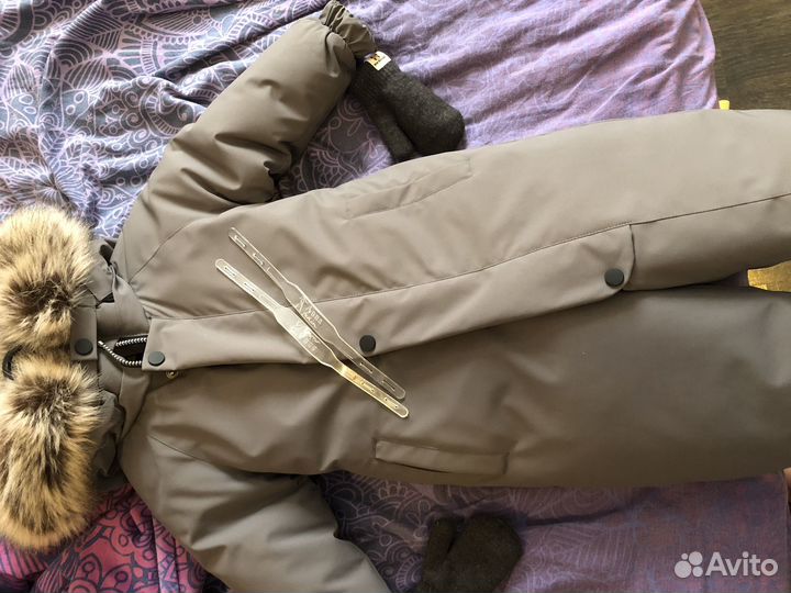 Зимний комбинезон для мальчика 86