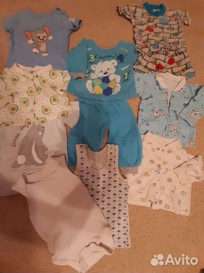 Одежда для мальчика от 0 до 6 месяцев