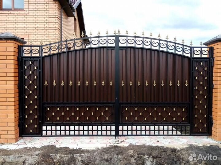 Кованые ворота