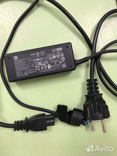 Бу зарядка HP 19.5V 2.31A (45W) 4.5x3.0мм с иглой