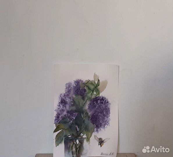 Картина акварелью: 