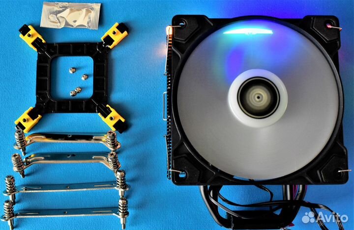 Кулер Башня 4 трубки MT4