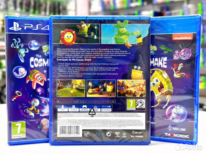 SpongeBob SquarePants: The Cosmic Shake (PS4) NEW