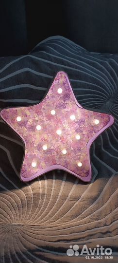 Светильник ночник на батарейках