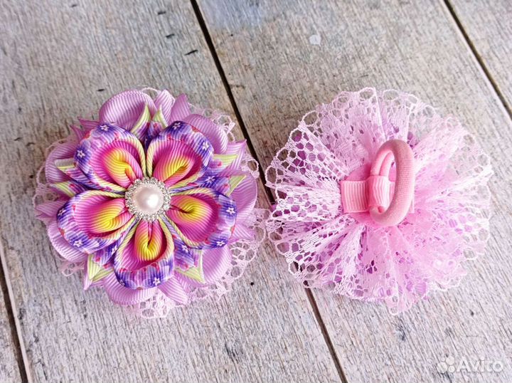 Резинки для волос, бантики