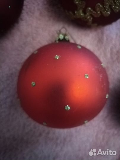 Елочные игрушки стекло одним лотом