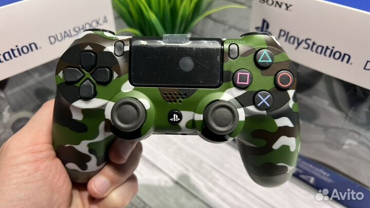 Джойстик PS4 Dualshock 4 геймпад камуфляж