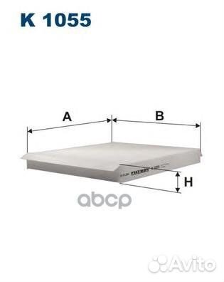 Фильтр салона opel astra G/zafira (behr) K 1055