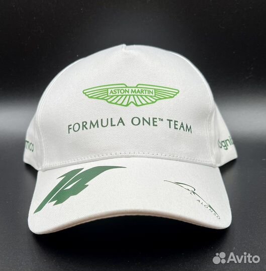 Кепка белая 2023 Aston Martin F1 Alonso