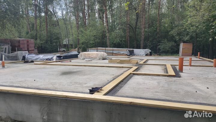 Сборка домов из клееного бруса