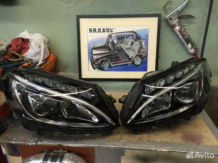 Мерседес C 205 фара