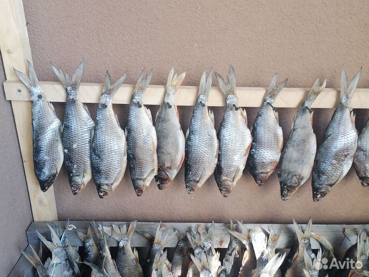 Рыба вяленая - плотва, окунь