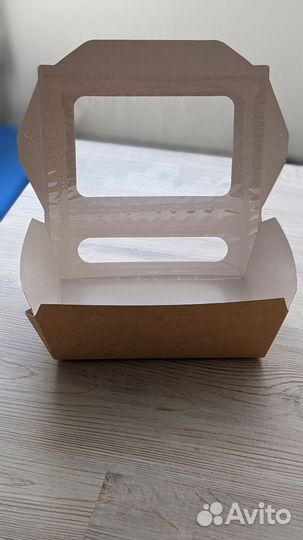 Крафт коробка с окном, 49 шт