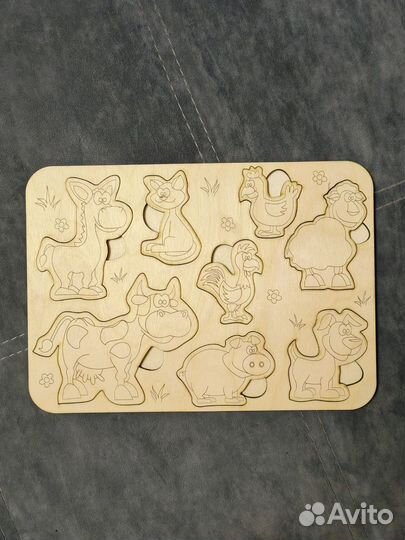 Пазл раскраска