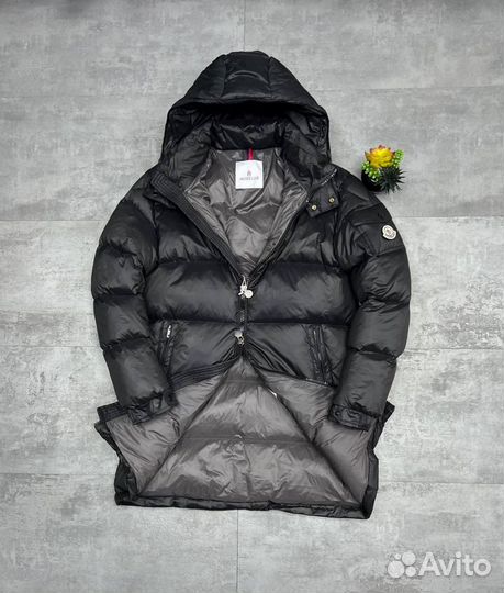 Парка пуховик Moncler удлиненная