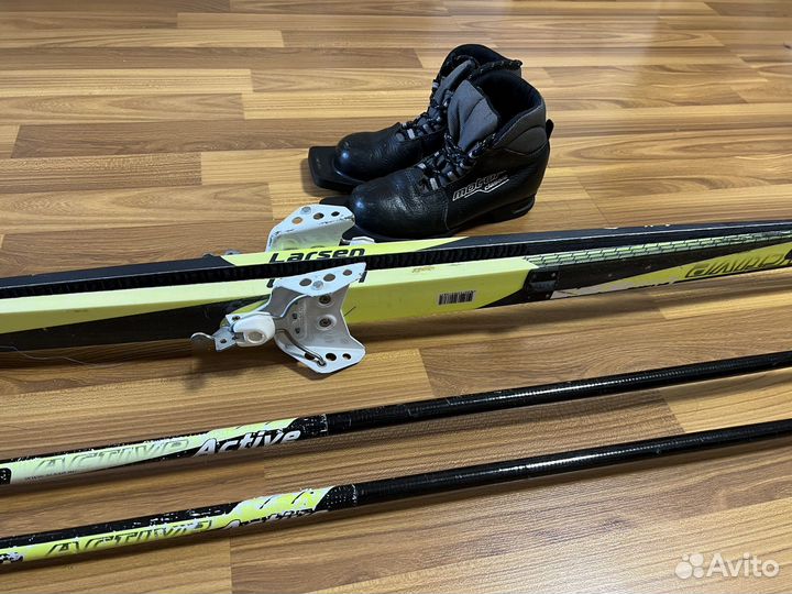Лыжи беговые с ботинками