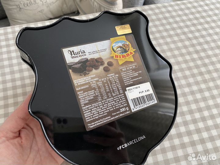 Жестяная коробка FCB (FC Barcelona, фк Барселона)