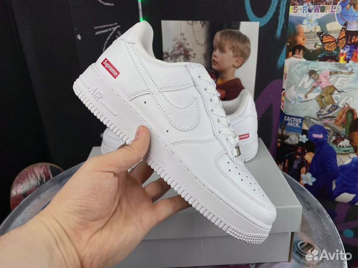 Кроссовки Nike Air Force x Supreme арт:2571136