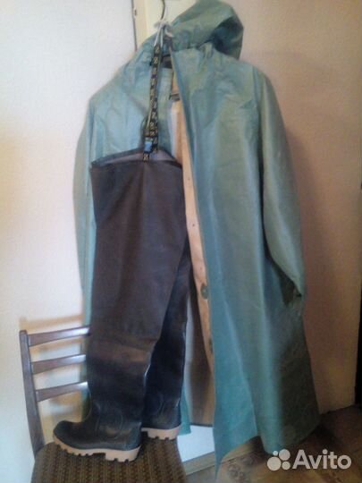 Плащ озк, сапоги болотные, чуни