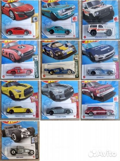 Hot Wheels Легендарные синие карты и не только